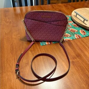 Michael Kors Burgundy Crossbody Bag